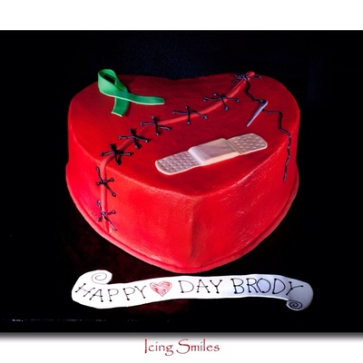 This Was My First Icing Smiles Cake It Was For The Celebration Of A One Year Heart Transplant For A 16 Month Old Little Boy I Was So Bless... This Was My First Icing Smiles Cake It Was For The Celebration Of A One Year Heart Transplant For A 16 Month Old Little Boy I Was So Bless...