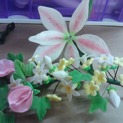 Final For Wiltons Cake Decorating Course 4 on Cake Central