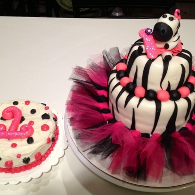 Tutu Zebra Cake Tutu Zebra Cake
