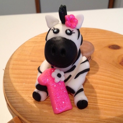 Baby Zebra Cake Topper Baby Zebra Cake Topper