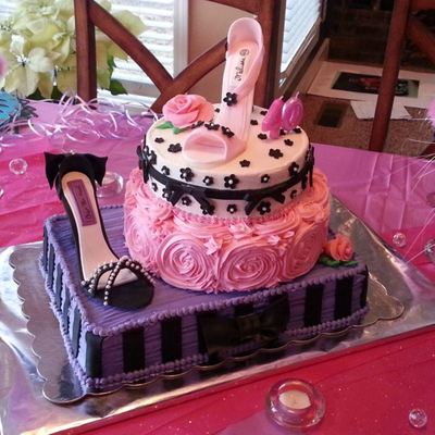 High Heeled Shoe Cake. High Heeled Shoe Cake.