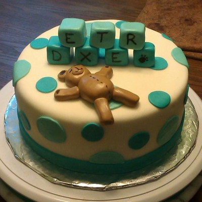 The First Cake Ever That I Am Getting Payed For Vanilla Cake With Vanilla Buttercream Covered And Decorated With Marshmellow Fondant The The First Cake Ever That I Am Getting Payed For Vanilla Cake With Vanilla Buttercream Covered And Decorated With Marshmellow Fondant The