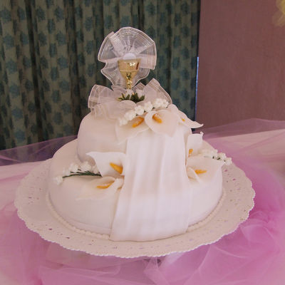 Calla Lily Amp Lily Of The Valley Cake on Cake Central