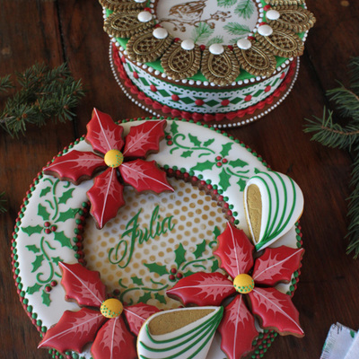 3-D Christmas Cookie Boxes 3-D Christmas Cookie Boxes