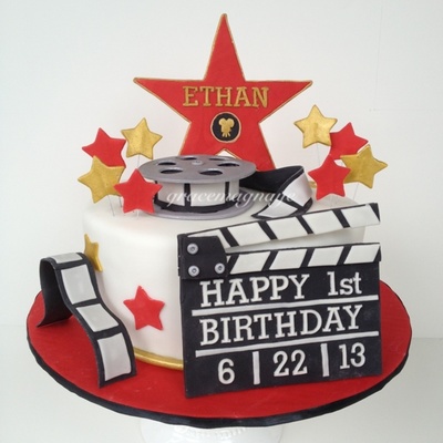 Hollywood Themed Cake For A Little Superstar Hollywood Themed Cake For A Little Superstar
