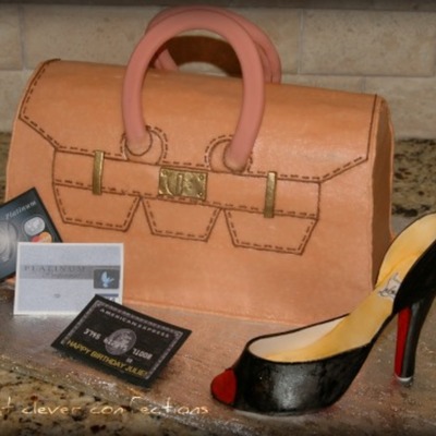 Hermes Handbag And Louboutin Shoe