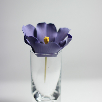 This Purple Tulip Is Made Completely Without Wires I Used Uncooked Spaghetti And Made Without Any Special Cuttersveiners Ill Post A Tut This Purple Tulip Is Made Completely Without Wires I Used Uncooked Spaghetti And Made Without Any Special Cuttersveiners Ill Post A Tut