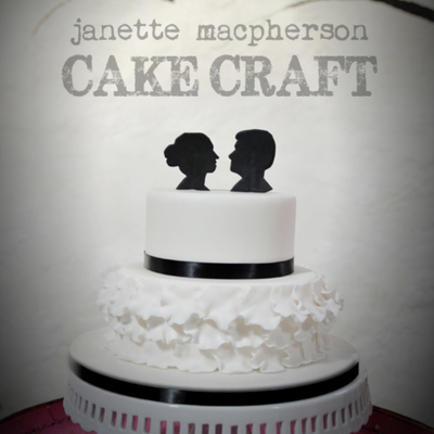 Vintage Silhouette Wedding Cake Vintage Silhouette Wedding Cake