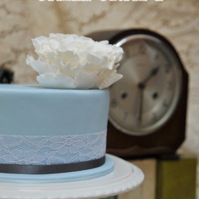 Blue Vintage Peony Blue Vintage Peony