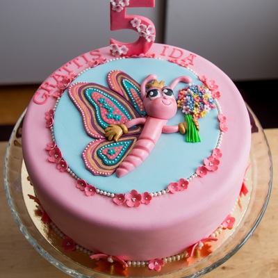 Butterfly Birthday Cake This Was A 23 Cm Strawberry Layer Cake Filled With Strawberry Compote And White Chocolate Mousse It Was Covered In... Butterfly Birthday Cake This Was A 23 Cm Strawberry Layer Cake Filled With Strawberry Compote And White Chocolate Mousse It Was Covered In...