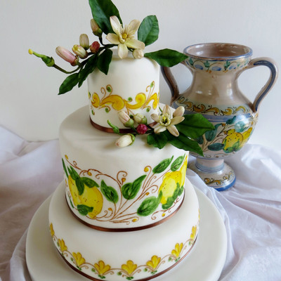 "profumi Di Sicilia (Scent Of Sicily)" Wedding Cake "profumi Di Sicilia (Scent Of Sicily)" Wedding Cake