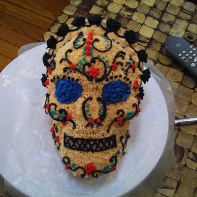Sugar Skull From Wilton's 3-D Sugar Skull From Wilton's 3-D
