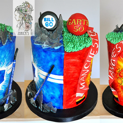 Big Boys Birthday Cake For Two Brothers Everything Is Edible And Hand Painted The Ice Pieces Are Home Made Mint Hard Candy The Ball Is Fon... Big Boys Birthday Cake For Two Brothers Everything Is Edible And Hand Painted The Ice Pieces Are Home Made Mint Hard Candy The Ball Is Fon...