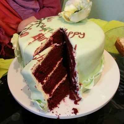 Oriental Inspired Birthday Cake Redvelvet Im New At This But Really Enjoying The Trials And Tribulations That Come With Cake Decorating L Oriental Inspired Birthday Cake Redvelvet Im New At This But Really Enjoying The Trials And Tribulations That Come With Cake Decorating L