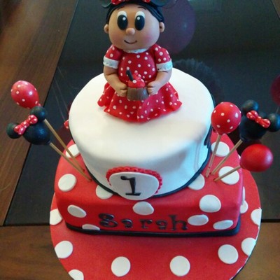 Minnie Mouse Themed Cake Minnie Mouse Themed Cake