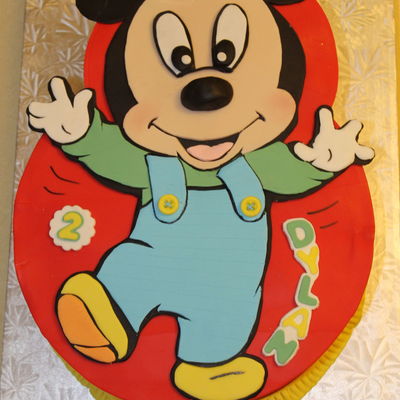 Dancing Baby Mickey Cake For My Nephew White Butter Cake With Caramel And Orange Smbc Coveredpanelled With Modeling Chocolate Cut Outs O Dancing Baby Mickey Cake For My Nephew White Butter Cake With Caramel And Orange Smbc Coveredpanelled With Modeling Chocolate Cut Outs O