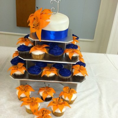 Tiger Lily Wedding Cake Tiger Lily Wedding Cake