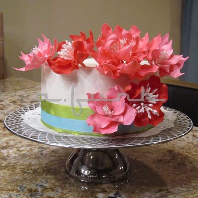 Sugar Flower Decor on Cake Central