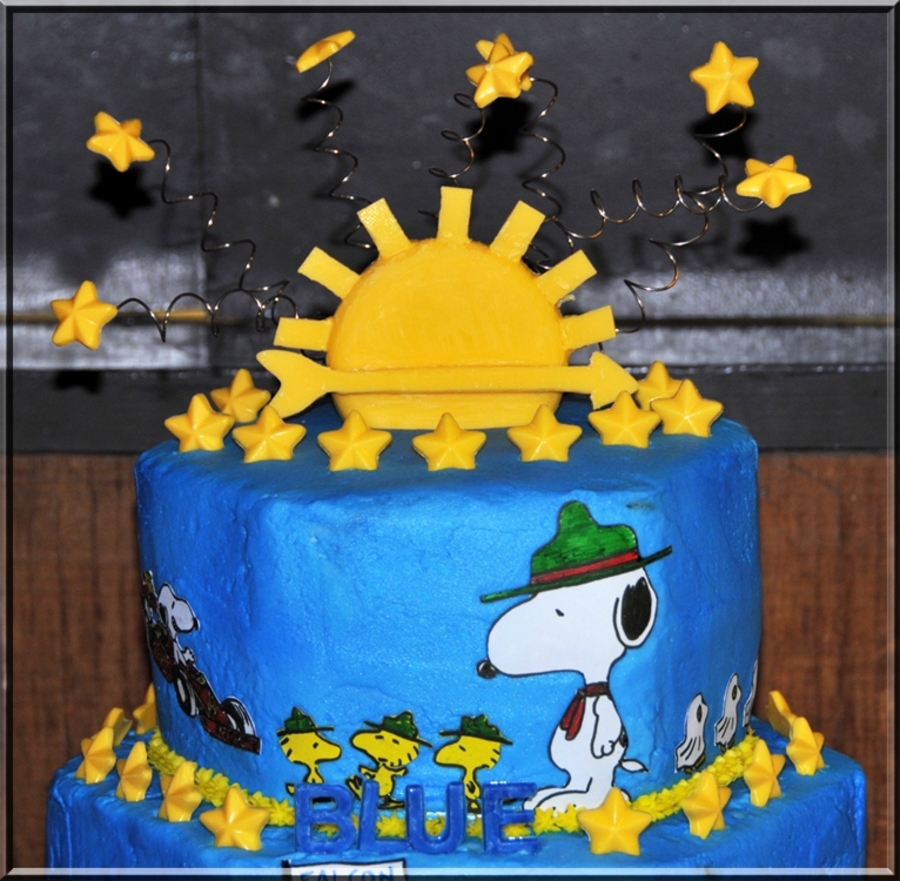 Cub Scouts Blue And Gold Cake