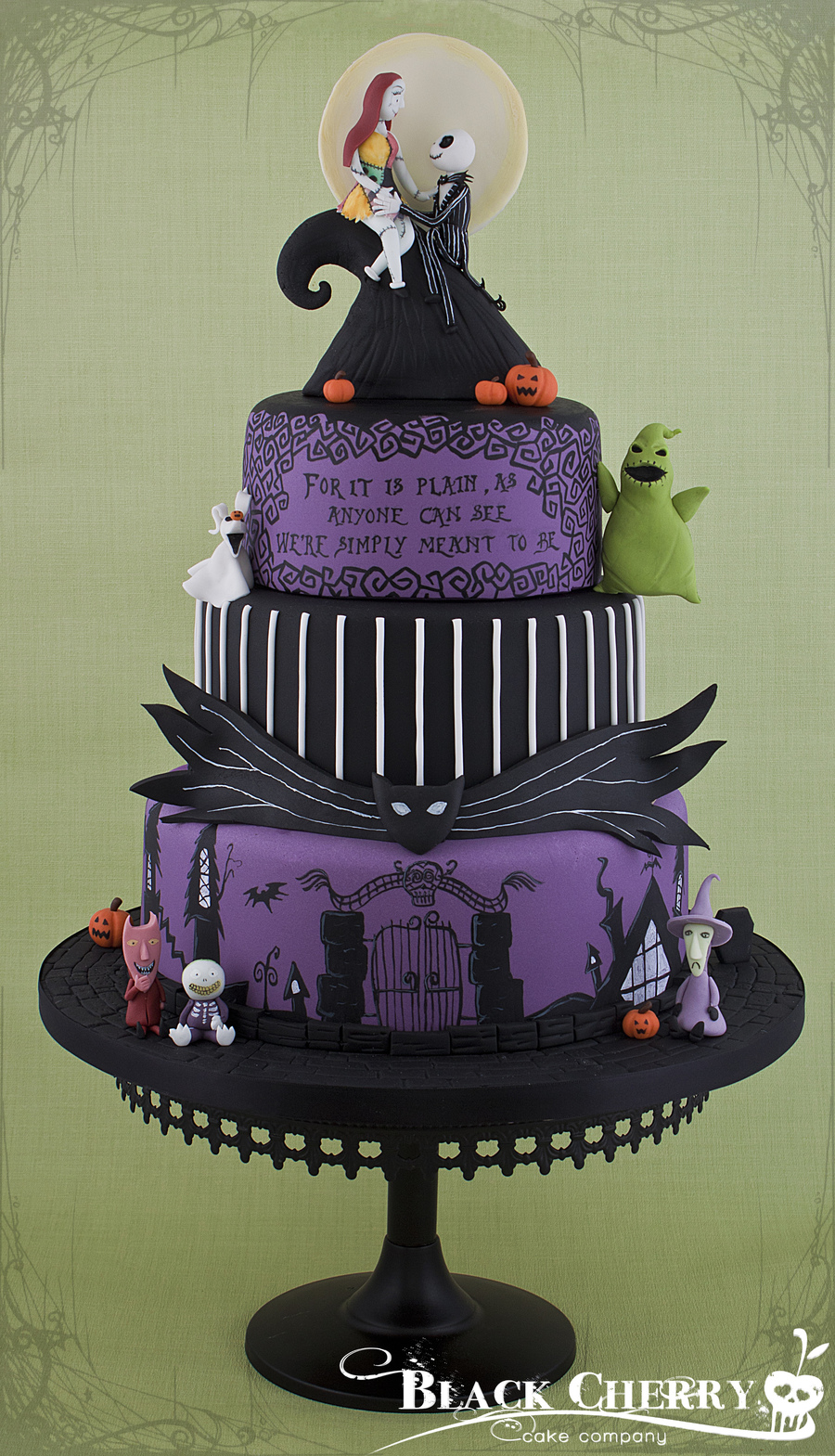 Nightmare Before Christmas Wedding Cake CakeCentral