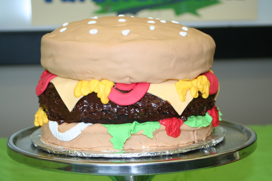 Hamburger Cake on Cake Central Hamburger Cake on Cake Central