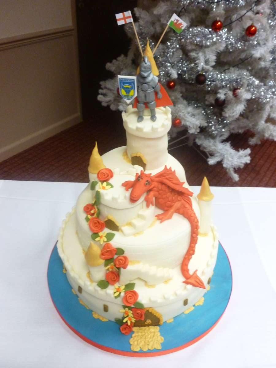 Dragon Castle Wedding Cake