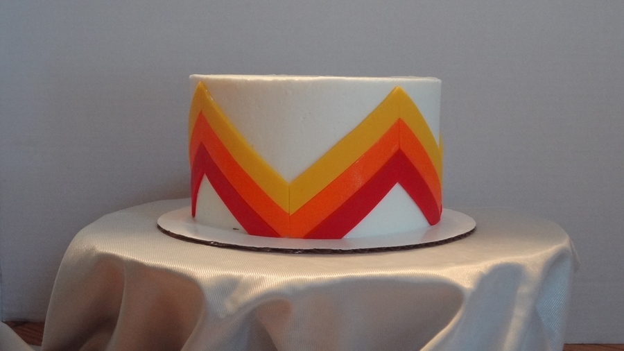 Chevron Cake on Cake Central Chevron Cake on Cake Central