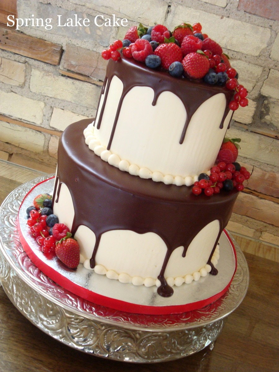 Ganache And Fresh Fruit