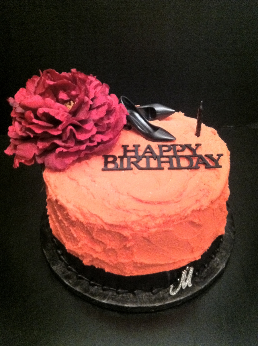 Red Rouch Iced Birthday Day Cake on Cake Central Red Rouch Iced Birthday Day Cake on Cake Central