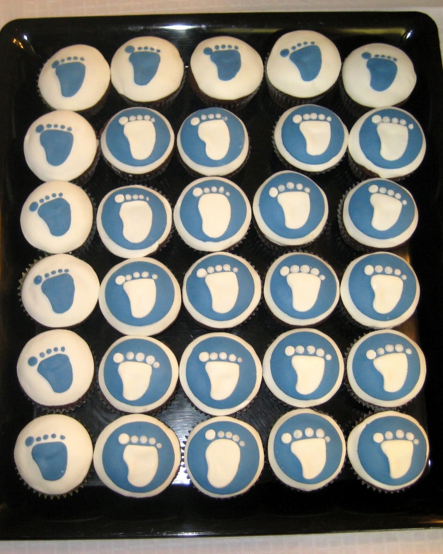 Footprint Cupcakes on Cake Central Footprint Cupcakes on Cake Central