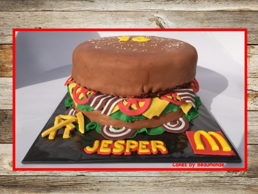 Hamburger Cake on Cake Central Hamburger Cake on Cake Central