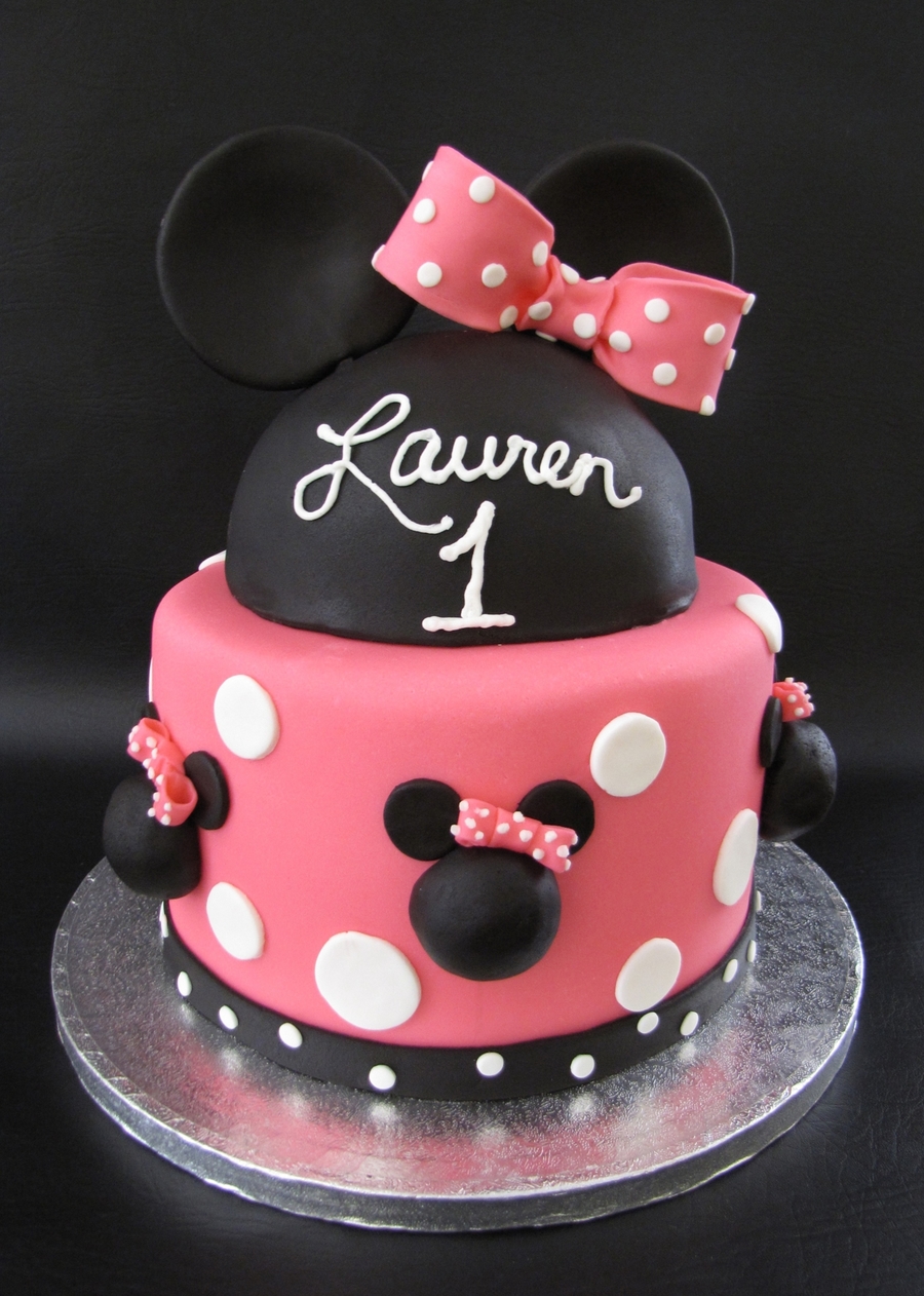 Minnie Mouse 1St Birthday on Cake Central Minnie Mouse 1St Birthday on Cake Central