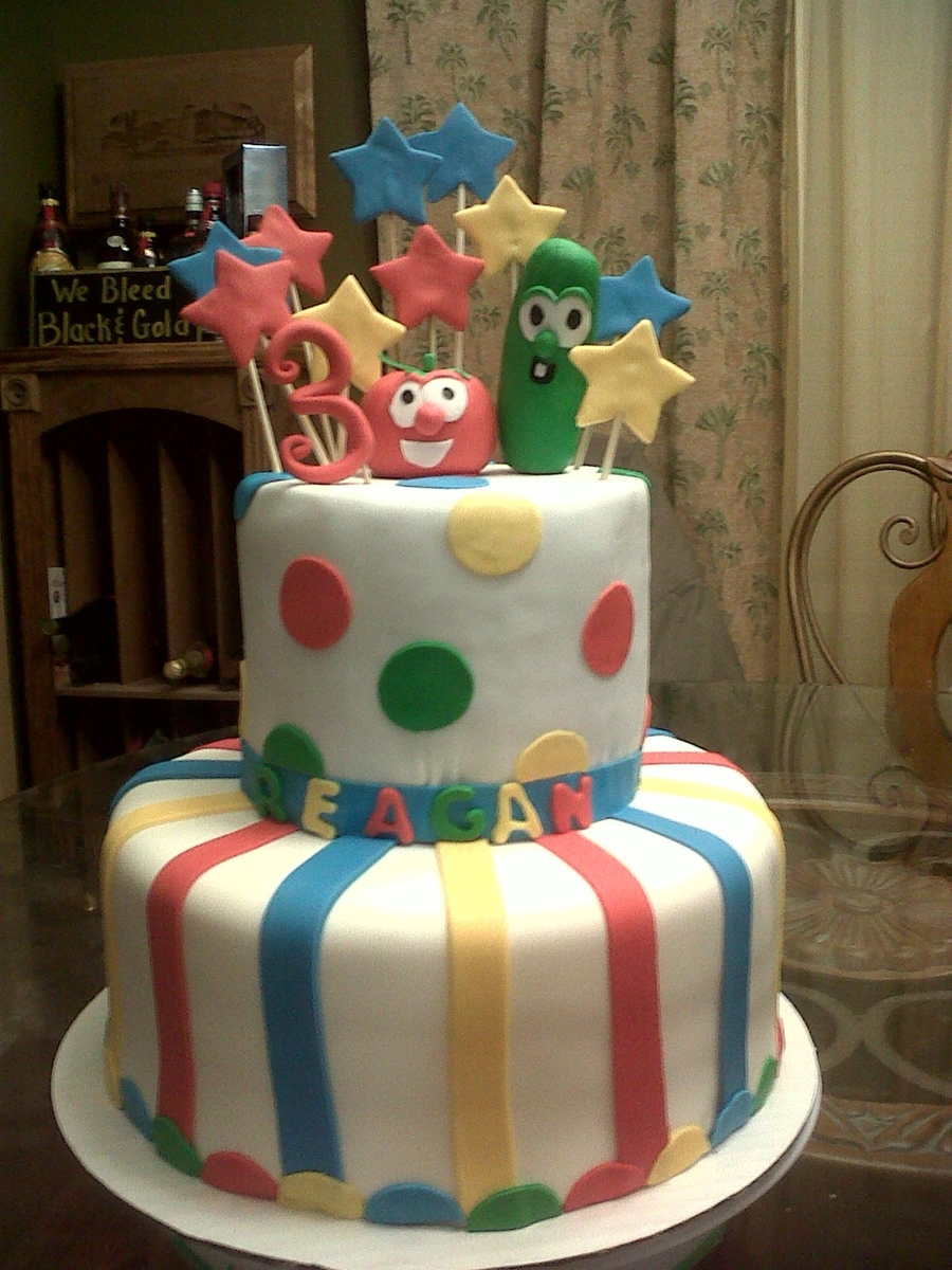 Veggie Tales Cake on Cake Central Veggie Tales Cake on Cake Central