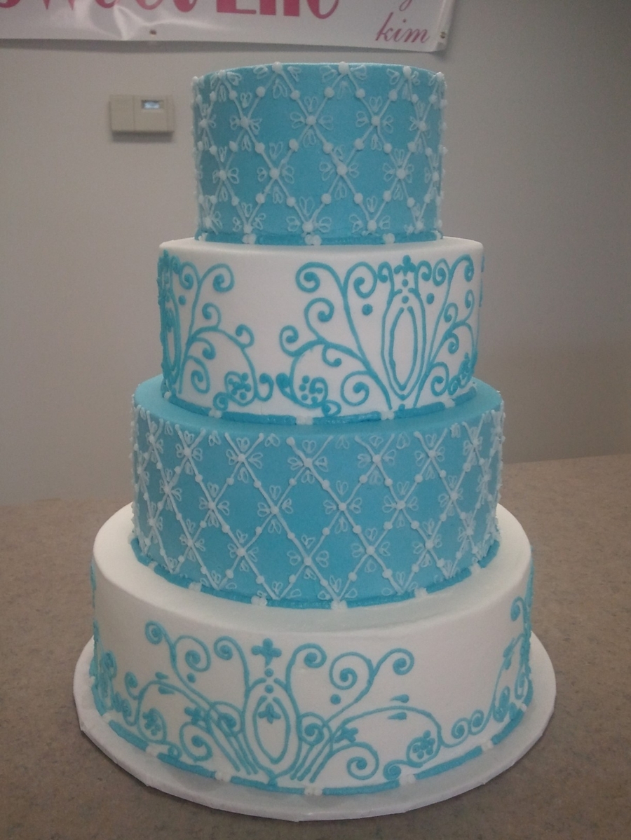 Tiffany Blue Piping on Cake Central Tiffany Blue Piping on Cake Central