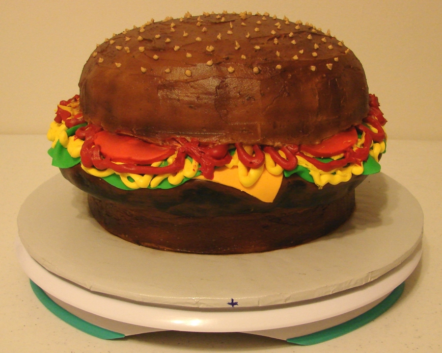 Hamburger on Cake Central Hamburger on Cake Central