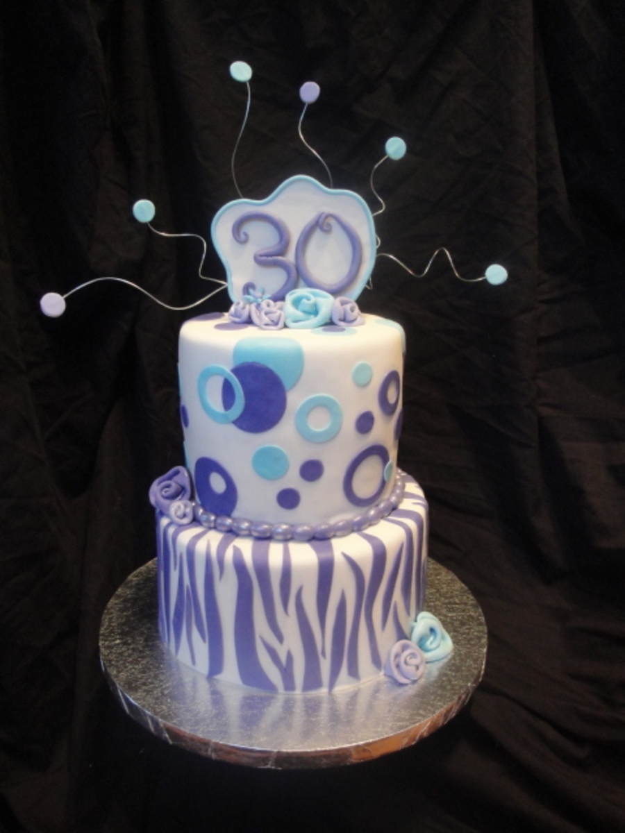 30Th Birthday Cake - CakeCentral.com