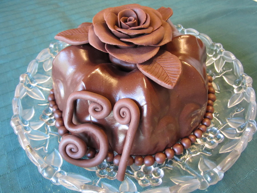 Daddy's Request: Chocolate Rose Birthday Cake on Cake Central Daddy's Request: Chocolate Rose Birthday Cake on Cake Central