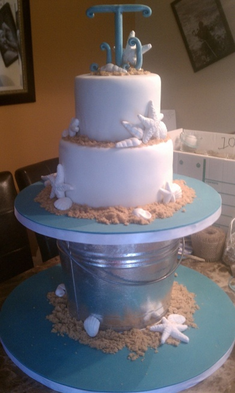 Seashell Wedding Cake on Cake Central Seashell Wedding Cake on Cake Central