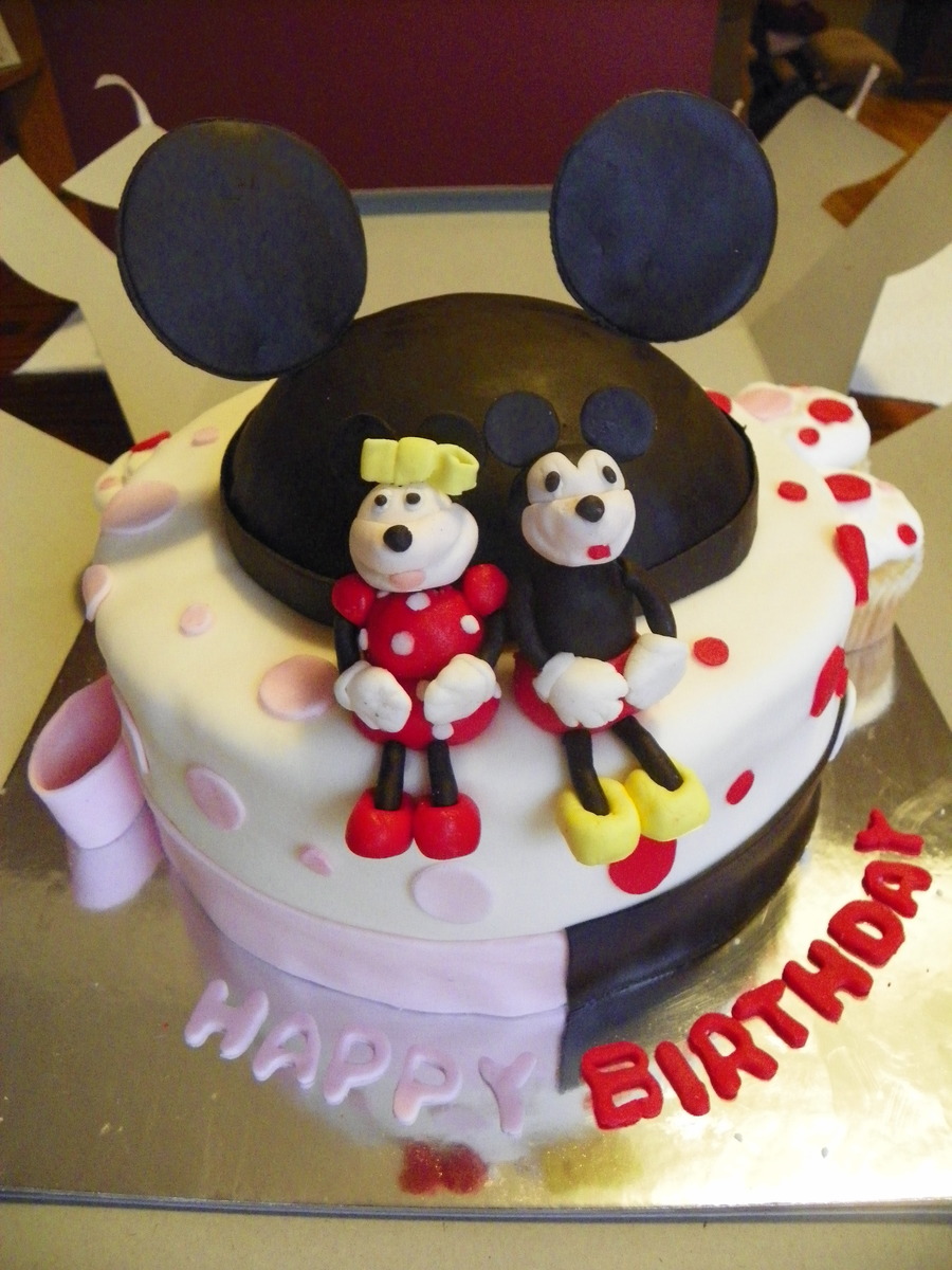 Minnie And Mickey Cake on Cake Central Minnie And Mickey Cake on Cake Central
