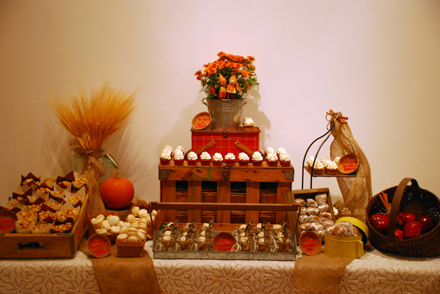 Rustic Fall Autumn Dessert Table CakeCentral