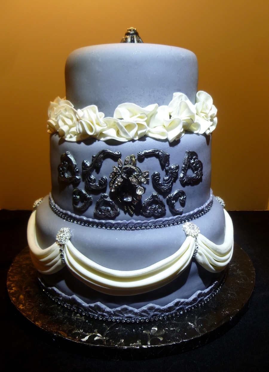This Is The First Cake That Ive Made Specially For My Gorgeous And Delightful Daughter In Law Who Loves Over The Top Bling I Tried To Cap on Cake Central This Is The First Cake That Ive Made Specially For My Gorgeous And Delightful Daughter In Law Who Loves Over The Top Bling I Tried To Cap on Cake Central