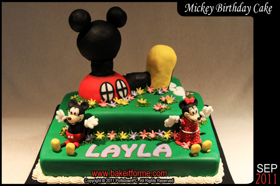 Mickey Mouse Clubhouse Fondant Cake on Cake Central Mickey Mouse Clubhouse Fondant Cake on Cake Central