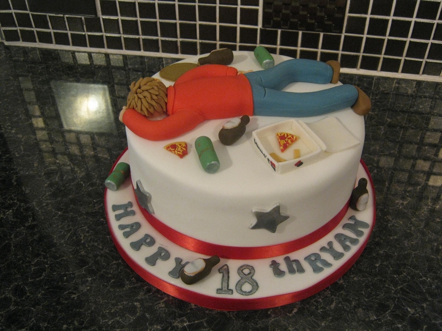 18Th Birthday Cake Drunk CakeCentral