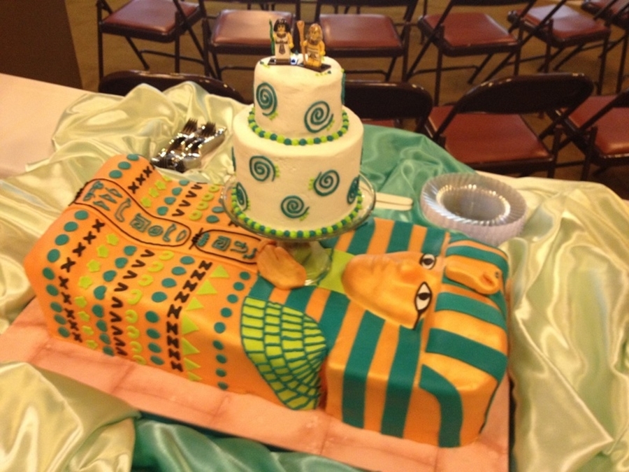 King Tut Wedding Cake on Cake Central King Tut Wedding Cake on Cake Central