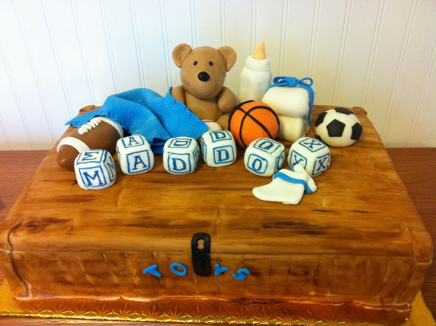 Baby Shower Toybox Cake on Cake Central Baby Shower Toybox Cake on Cake Central