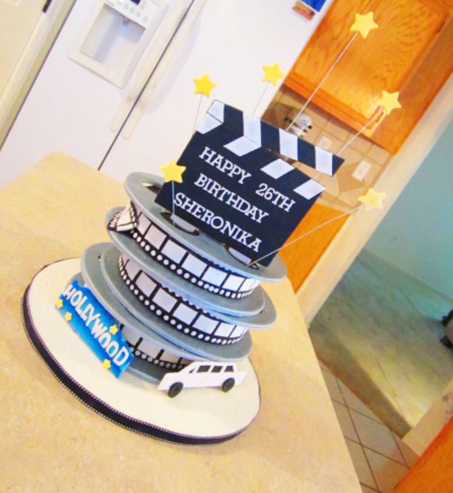 Movie Reel Cake on Cake Central Movie Reel Cake on Cake Central