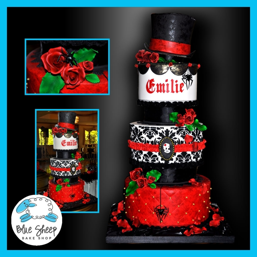 Dark Romance Gothic Inspired Cake on Cake Central Dark Romance Gothic Inspired Cake on Cake Central