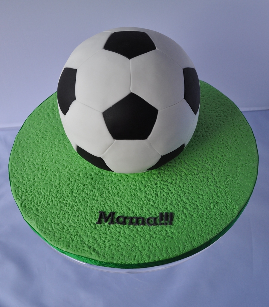 My 1St Football Cake on Cake Central My 1St Football Cake on Cake Central