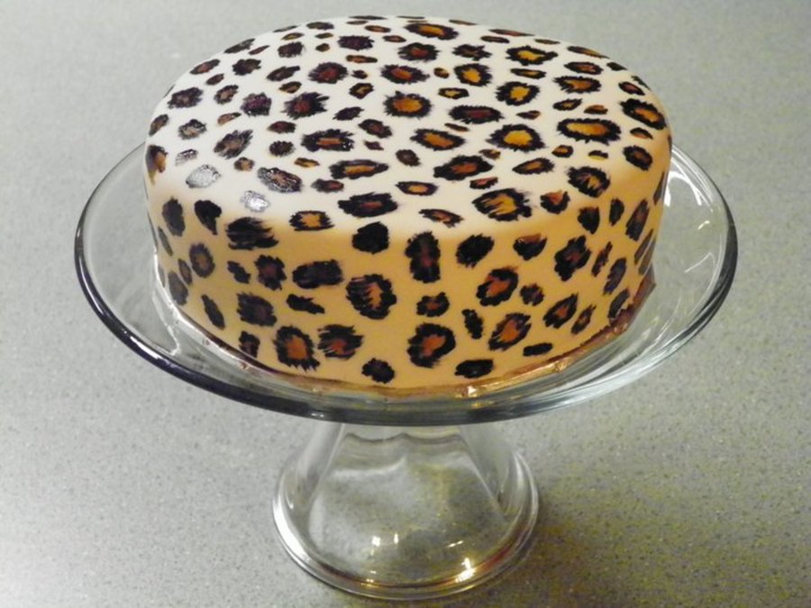 Leopard Print Cake