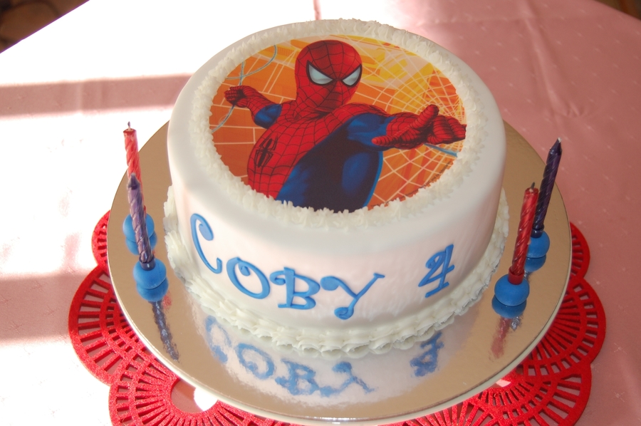 Coby's "spiderman" on Cake Central Coby's "spiderman" on Cake Central